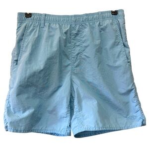AFTCO Youth Boyfish Swim Trunks with Mesh Lining & Pockets Light Blue,  Large